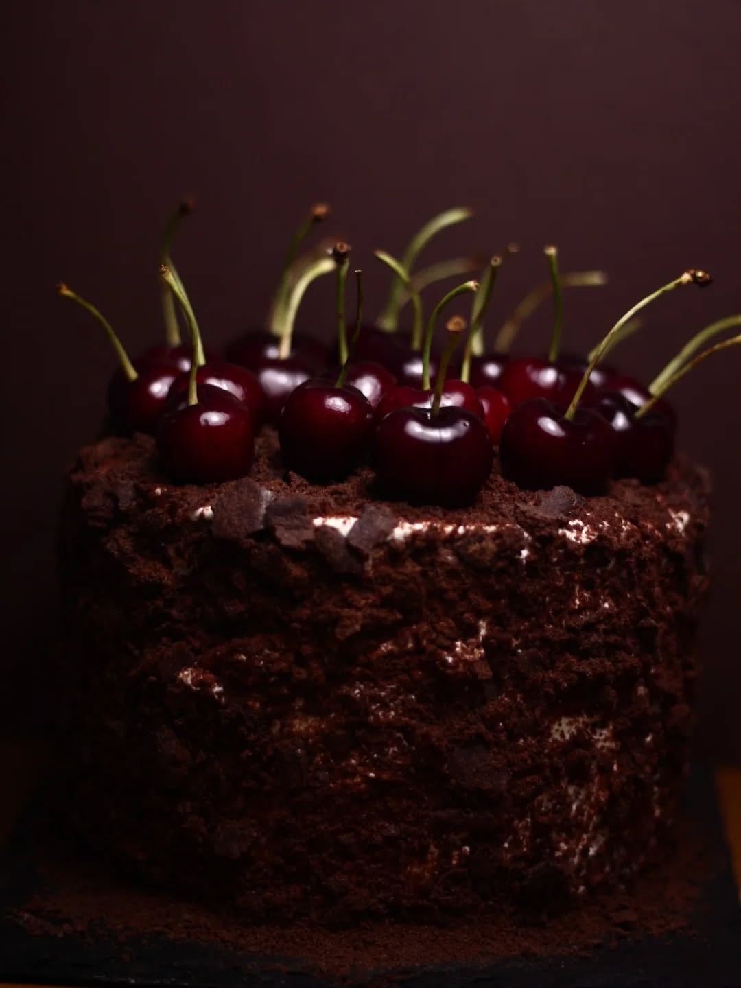 Dunkler Schoko-Kirsch-Traum